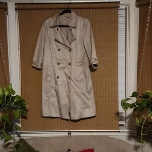 Old Navy Trench Coat Size Large